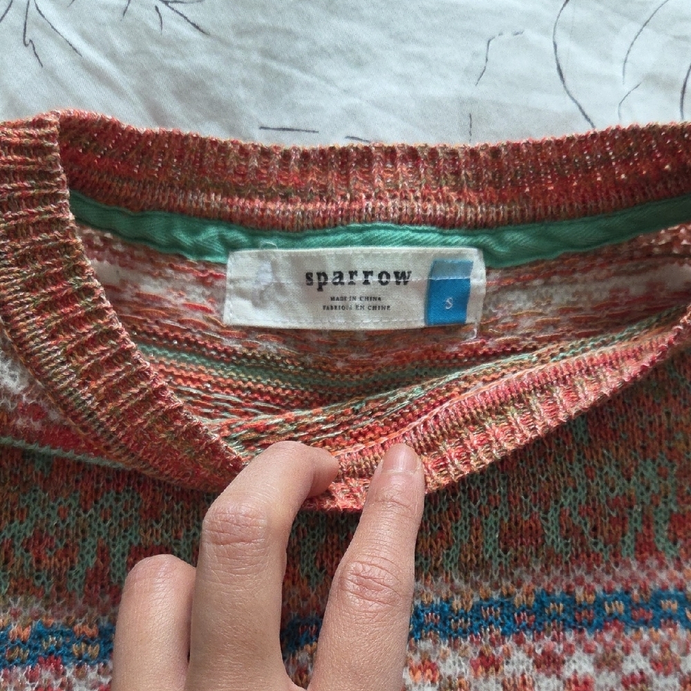 Anthropologie Multicolor Crew Neck Sweater - Picture 2 of 3